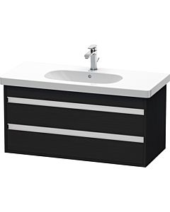 Ketho Duravit vasque KT664801616 100 x 45,5 cm, chêne noir, 2 tiroirs, suspendu