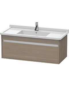 Duravit Ketho Waschtisch-Unterschrank KT666503535 100 x 45,5 cm, Eiche terra, 1 Auszug, wandhängend