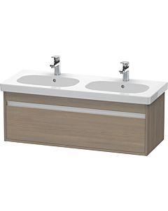 Duravit Ketho vanity unit KT666903535 115 x 45.5 cm, terra oak, 2000 pull-out, wall-hung
