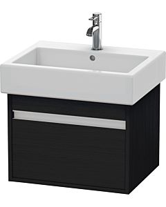 Duravit Ketho vanity unit KT668601616 55 x 44 cm, black oak, 2000 pull-out, wall-hung