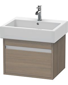 Duravit Ketho Waschtisch-Unterschrank KT668603535 55 x 44 cm, Eiche terra, 1 Auszug, wandhängend