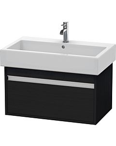 Duravit Ketho Waschtisch-Unterschrank KT668701616 75 x 44 cm, Eiche schwarz, 1 Auszug, wandhängend