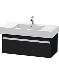 Duravit Ketho Waschtisch-Unterschrank KT669101616 100 x 45,5 cm, Eiche schwarz, 1 Auszug, wandhängend