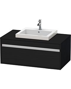 Ketho Duravit vasque KT679501616 100 x 55 cm, chêne noir, pour vasque à encastrer au centre, 2000 , suspendu