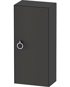 Duravit White Tulip half tall cabinet WT1323R5858 40 x 24 cm, Graphit , 2000 door on the right with handle, 2 glass shelves