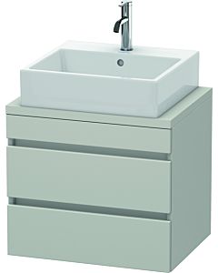 Duravit DuraStyle vanity unit DS530500707 60 x 47.8 cm, concrete gray matt, for console, 2 drawers