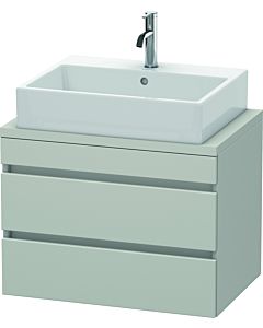 Duravit DuraStyle Waschtisch-Unterschrank DS530600707 70 x 47,8 cm, betongrau matt, für Konsole, 2 Schubkästen