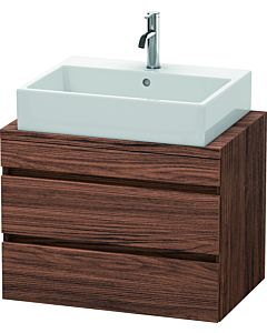Duravit DuraStyle vasque DS530602121 70 x 47,8 cm, noyer foncé, pour console, 2 tiroirs