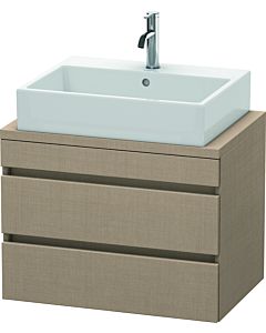 Duravit DuraStyle Waschtisch-Unterschrank DS530607575 70 x 47,8 cm, leinen, für Konsole, 2 Schubkästen