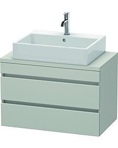 Duravit DuraStyle vanity unit DS530700707 80 x 47.8 cm, concrete gray matt, for console, 2 drawers