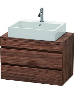 Duravit DuraStyle vasque DS530702121 80 x 47,8 cm, noyer foncé, pour console, 2 tiroirs