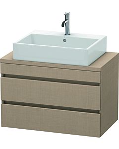 Duravit DuraStyle Waschtisch-Unterschrank DS530707575 80 x 47,8 cm, leinen, für Konsole, 2 Schubkästen