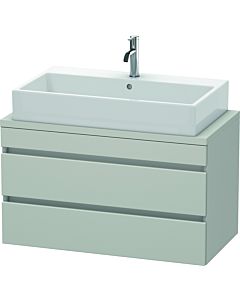 Duravit DuraStyle vanity unit DS530800707 90 x 47.8 cm, concrete gray matt, for console, 2 drawers