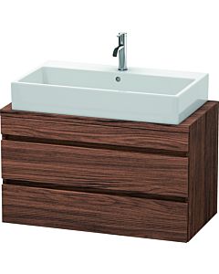 Duravit DuraStyle vasque DS530802121 90 x 47,8 cm, noyer foncé, pour console, 2 tiroirs
