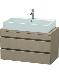 Duravit DuraStyle Waschtisch-Unterschrank DS530807575 90 x 47,8 cm, leinen, für Konsole, 2 Schubkästen