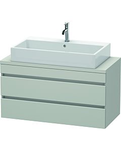 Duravit DuraStyle Waschtisch-Unterschrank DS530900707 100 x 47,8 cm, betongrau matt, für Konsole, 2 Schubkästen