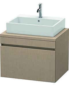 Duravit DuraStyle Waschtisch-Unterschrank DS531107575 70 x 54,8 cm, leinen, für Konsole, 1 Auszug