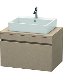 Duravit DuraStyle Waschtisch-Unterschrank DS531207575 80 x 54,8 cm, leinen, für Konsole, 1 Auszug
