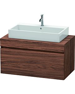 Duravit DuraStyle Waschtisch-Unterschrank DS531402121 100 x 54,8 cm, nussbaum dunkel, für Konsole, 1 Auszug