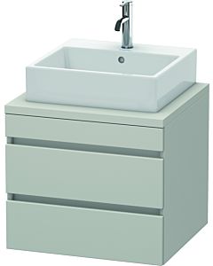 Duravit DuraStyle vasque DS531500707 60 x 54,8 cm, gris béton mat, pour console, 2 tiroirs