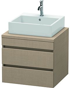 Duravit DuraStyle vasque DS531507575 60 x 54,8 cm, lin, pour console, 2 tiroirs