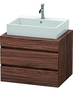 Duravit DuraStyle vasque DS531602121 70 x 54,8 cm, noyer foncé, pour console, 2 tiroirs