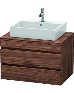 Duravit DuraStyle vasque DS531702121 80 x 54,8 cm, noyer foncé, pour console, 2 tiroirs