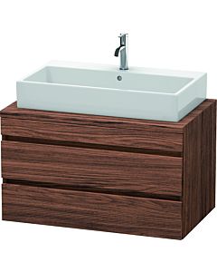 Duravit DuraStyle vasque DS531802121 90 x 54,8 cm, noyer foncé, pour console, 2 tiroirs