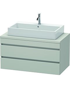 Duravit DuraStyle Waschtisch-Unterschrank DS531900707 100 x 54,8 cm, betongrau matt, für Konsole, 2 Schubkästen