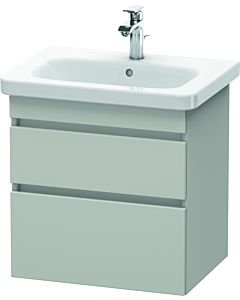 Duravit DuraStyle vasque DS648000707 58 x 44,8 cm, gris béton mat, 2 tiroirs, suspendu
