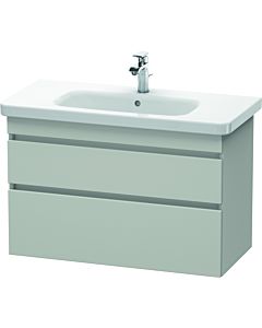 Duravit DuraStyle vasque DS648200707 93 x 44,8 cm, gris béton mat, 2 tiroirs, suspendu