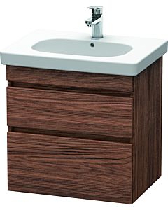 Duravit DuraStyle vanity unit DS648302121 60 x 45.3 cm, dark walnut, 2 drawers, wall-hung