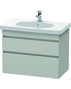 Duravit DuraStyle Waschtisch-Unterschrank DS648400707 80 x 45,3 cm, betongrau matt, 2 Schubkästen, wandhängend