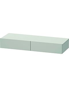 Duravit DuraStyle étagère tiroir DS827100707 120 x 44 cm, 2 tiroirs, gris béton mat, avec support console
