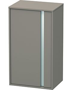 Duravit Ketho Halbhochschrank KT1266L4343 50x36x88cm, Tür links, basalt matt