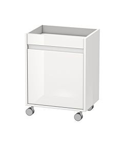 Duravit Ketho Rollcontainer KT2530L2222 50x36x67cm, Tür links, weiß hochglanz