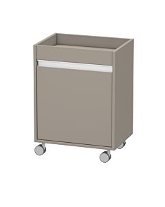 Duravit Ketho Rollcontainer KT2530L4343 50x36x67cm, Tür links, basalt matt