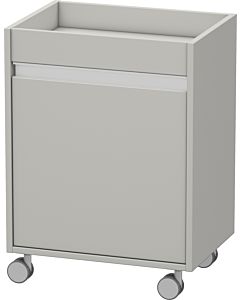 Duravit Ketho KT2530R0707 50x36x67cm, porte à droite, gris béton mat