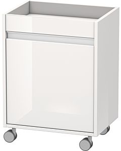 Duravit Ketho Rollcontainer KT2530R2222 50x36x67cm, Tür rechts, weiß hochglanz