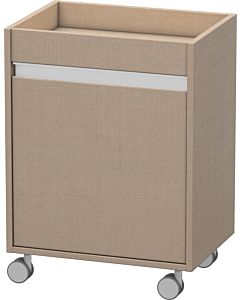 Duravit Ketho Rollcontainer KT2530R7575 50x36x67cm, Tür rechts, leinen