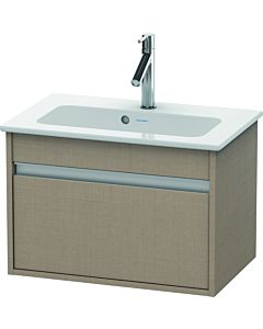 Duravit Ketho Waschtisch-Unterschrank KT642207575 60 x 38,5 cm, leinen, 1 Auszug, wandhängend