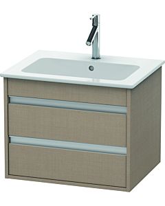Ketho Duravit vasque KT642807575 60 x 47,5 cm, lin, 2 tiroirs, suspendu