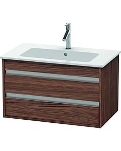Duravit Ketho Waschtisch-Unterschrank KT642902121 80 x 47,5 cm, nussbaum dunkel, 2 Schubkästen, wandhängend