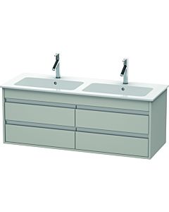 Duravit Ketho Waschtisch-Unterschrank KT643300707 127x47,5x48cm, 4 Schubkästen, wandhängend, betongrau matt