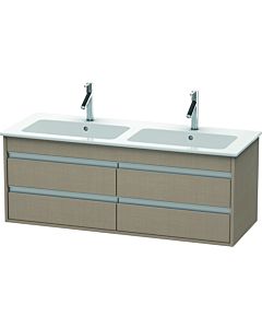 Ketho Duravit vasque KT643307575 127x47,5x48cm, 4 tiroirs, suspendu, lin