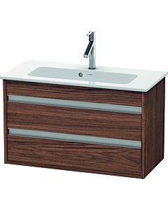 Ketho Duravit vasque KT645302121 80 x 38,5 cm, noyer foncé, 2 tiroirs, suspendu