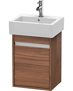 Ketho Duravit vasque KT6630L7979 40x32x55cm, suspendu, porte à gauche, noyer naturel