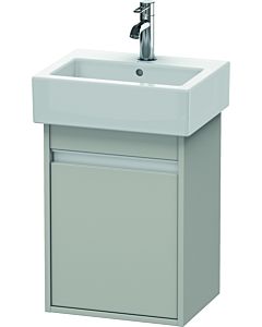 Ketho Duravit vasque KT6630R0707 40x32x55cm, suspendu, porte à droite, gris béton mat