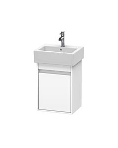 Duravit Ketho vanity unit KT6630R1818 40x32x55cm, wall-hung, door on the right, matt white