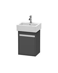 Duravit Ketho Waschtisch-Unterschrank KT6630R4949 40x32x55cm, wandhängend, Tür rechts, graphit matt